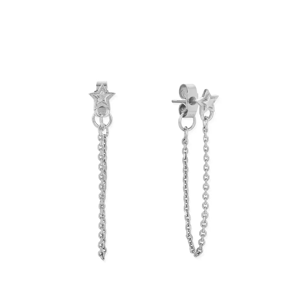 Custom - Engraved Wedding Bands with a Special MessageChlobo Sterling Silver Radiant Essence Chain Stud Earrings Custom - Engraved Wedding Bands with a Special MessageChlobo Sterling Silver Radiant Essence Chain Stud Earrings