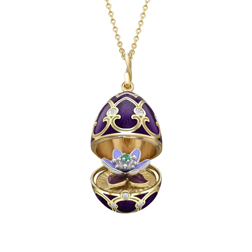 Matching Wedding Bands for a Coordinated LookFaberge Heritage Yellow Gold Diamond Purple Guilloche Enamel Anemone Surprise Locket Matching Wedding Bands for a Coordinated LookFaberge Heritage Yellow Gold Diamond Purple Guilloche Enamel Anemone Surprise Locket