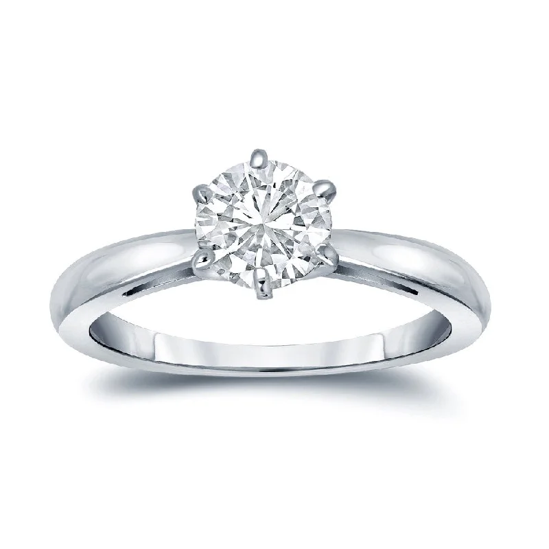 Engagement Rings with Hidden Halo Settings for Extra SparkleAuriya 18k Gold GIA Certified 2.25ct TDW Round 6-Prong Solitaire Diamond Engagement Ring Engagement Rings with Hidden Halo Settings for Extra SparkleAuriya 18k Gold GIA Certified 2.25ct TDW Round 6-Prong Solitaire Diamond Engagement Ring